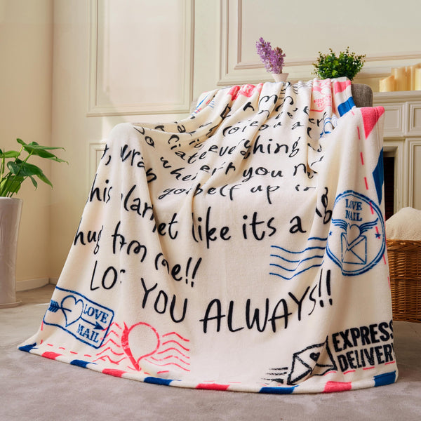Gifts for Mom Christmas Mom Blanket Gift from Daughter Son Soft Flannel Throw Blanket