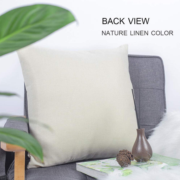 Just One More Chapter Throw Pillow Case Cushion Cover Book Lovers Linen 18 x 18 Inch