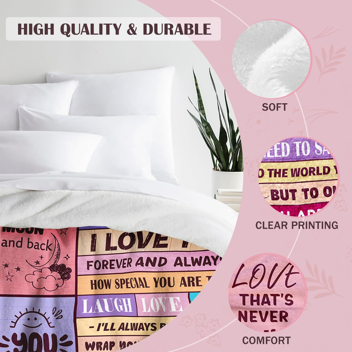 Mom Birthday Gifts from Daughter &amp; Son - Best Mom Ever Gifts - Presents for Moms