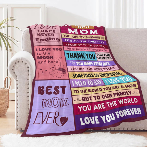 Mom Birthday Gifts from Daughter &amp; Son - Best Mom Ever Gifts - Presents for Moms