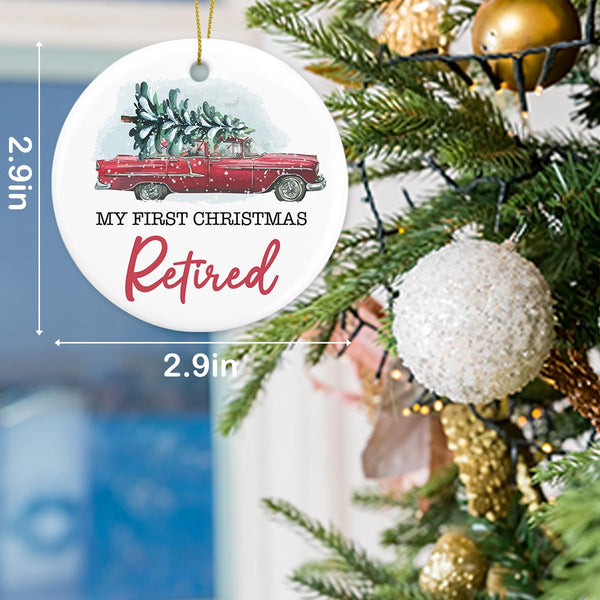 My First Christmas Retired Ornament Retirement Gifts for Her Him Friends Retirement
