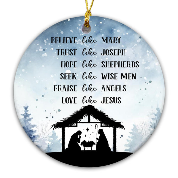 Nativity Ornament 2025 – Believe