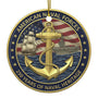 Anchor Ornament 250th Anniversary 1775–2025 – Double-Sided Ceramic Christmas Ornament