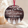 New Home Ornament 2025 - First Christmas in Our New Home Ornament - Housewarming Gifts for Women, Couples, Homeowners