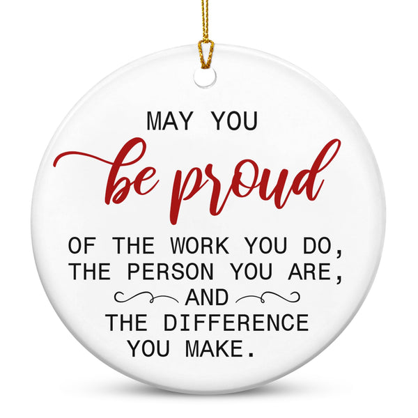 Christmas Employee Appreciation Gifts for Coworkers - Ceramic Christmas Ornaments 2025