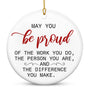 Christmas Employee Appreciation Gifts for Coworkers - Ceramic Christmas Ornaments 2025