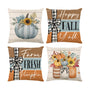 Fall Decorations for Home,Fall Pillow Covers 18 x 18 Inch Autumn Thankful Grateful