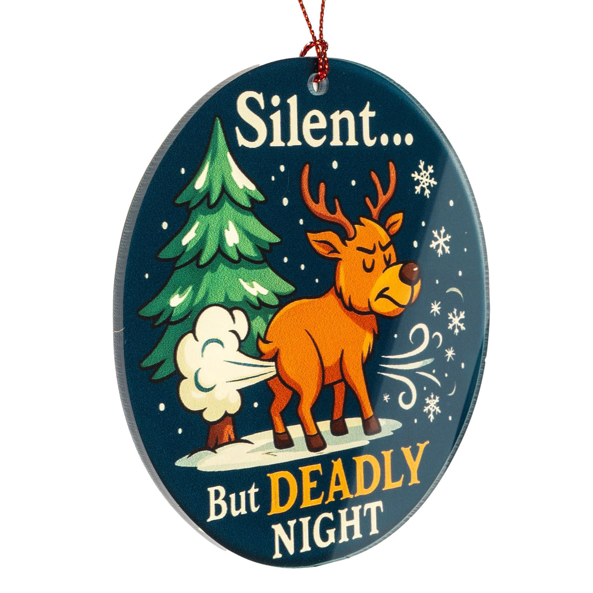 Skeleton Christmas Ornament - Funny Christmas Ornament 2025 - Funny for Adults, Men, Women