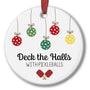 Pickleball Ornament for Christmas Tree Decor, Xmas Hanging Ornaments, Deck The Halls Gifts