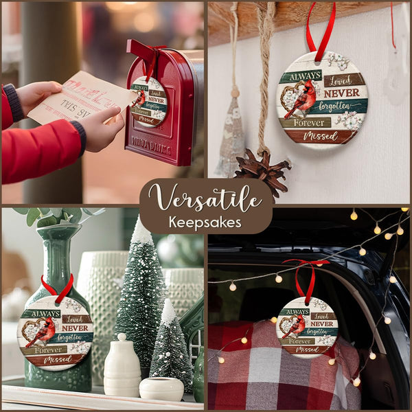 Memorial Cardinal Gifts for Loss of Loved One, Xmas Hanging Ornaments, Bereavement Ornament, Miscarriage Gifts