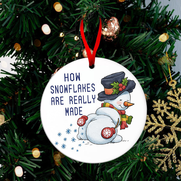 Snowman Ornaments for Christmas Tree - Great Ornaments for Kids, Unique Gifts for Holiday