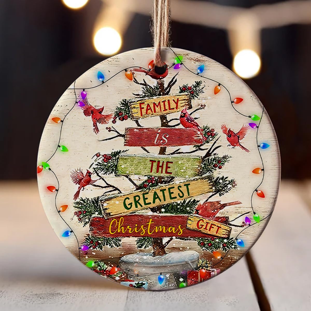 2025 Christmas Ornament - Cardinal is The Greatest Ceramic Ornament