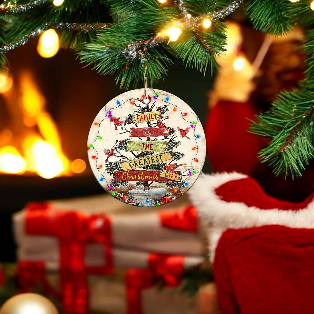 2025 Christmas Ornament - Cardinal is The Greatest Ceramic Ornament