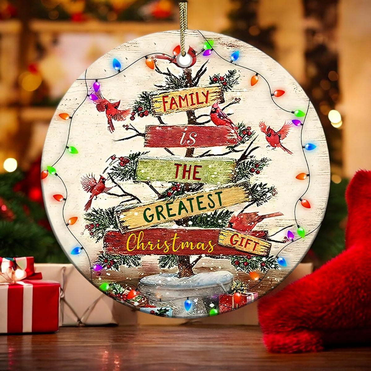 2025 Christmas Ornament - Cardinal is The Greatest Ceramic Ornament