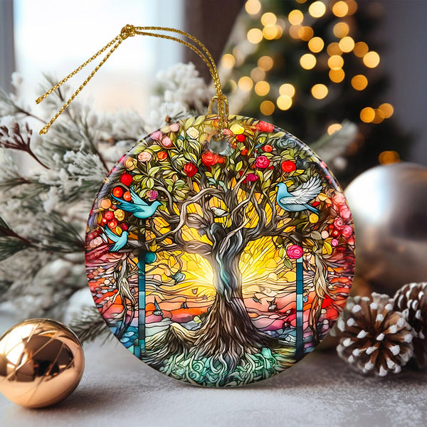 Tree of Life Christmas Ornament, Christmas Ornaments for Tree, Christmas Tree Decor, Holiday Ornament