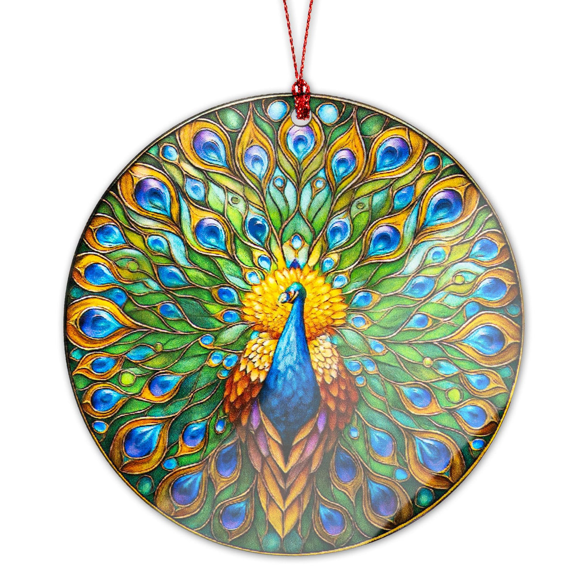 Christmas Ornaments 2025, Peacock Gifts for Women, Hanging Tree Decoration, Peacock Ornaments for Hanging Decor