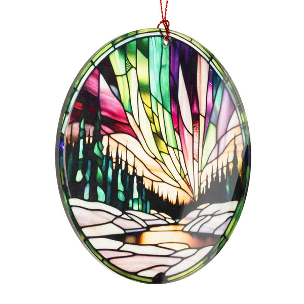 Aurora Borealis Northern Lights Christmas Ornaments 2025, Xmas Decorative Hanging Ornaments