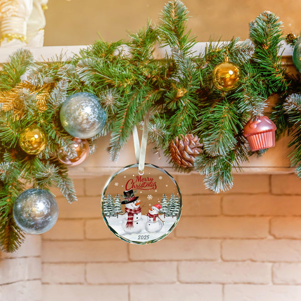 Snowman Ornaments - Snowman Christmas Ornament 2025 - Winter Holiday Ornaments for Christmas Tree - Gifts for Family, Friends