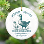 Aunt Christmas Funny Gifts for Women - Goose and Gosling Ceramic Christmas Ornaments 2025