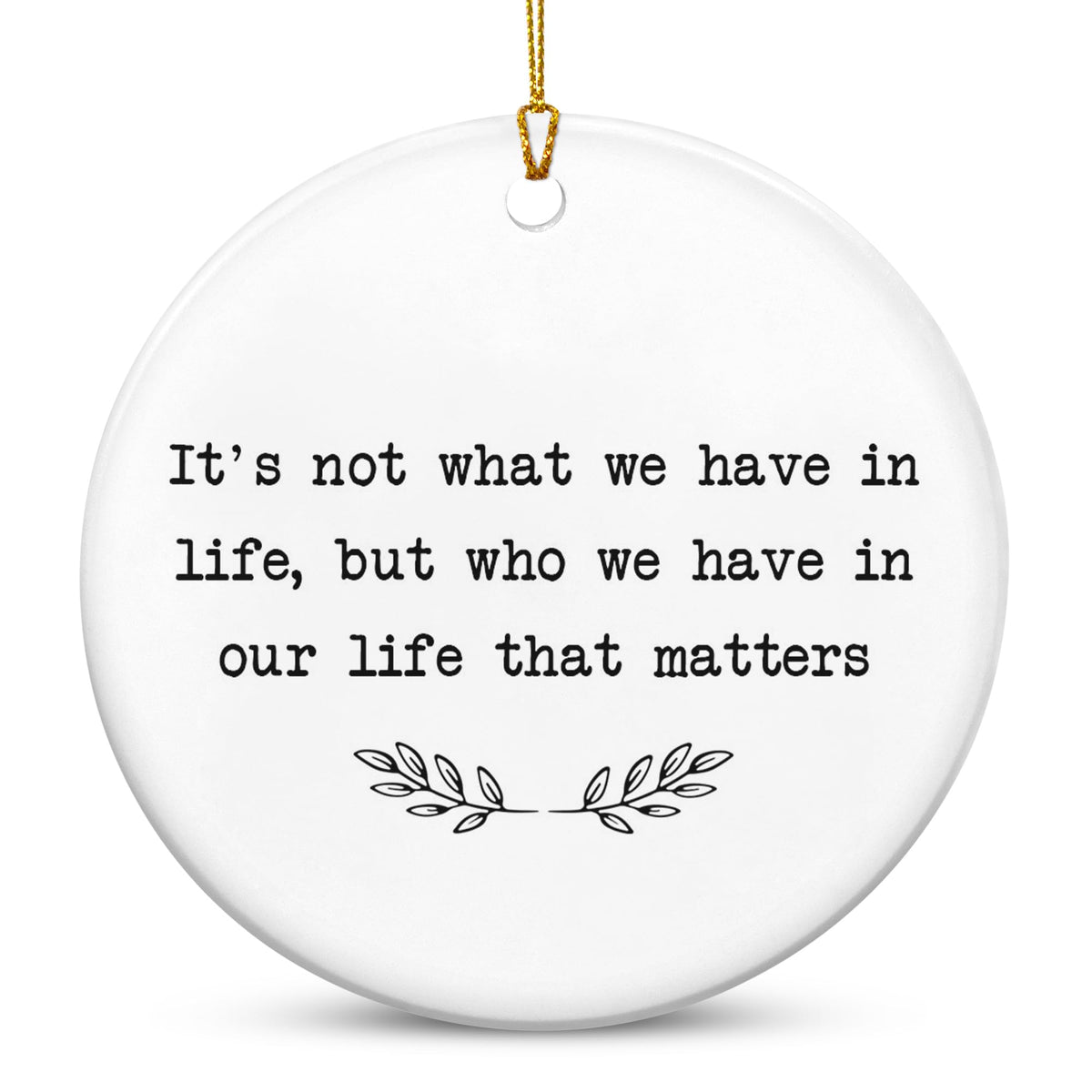 Christmas Ornaments Gifts for Women Men - Ceramic Ornaments 2025 for Xmas Tree Decorations