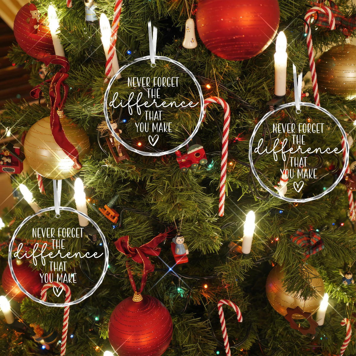 Thank You Gifts for Women Men - Never Forget The Difference That You Make for Coworkers, Retirement Farewell Going Away for Women Men