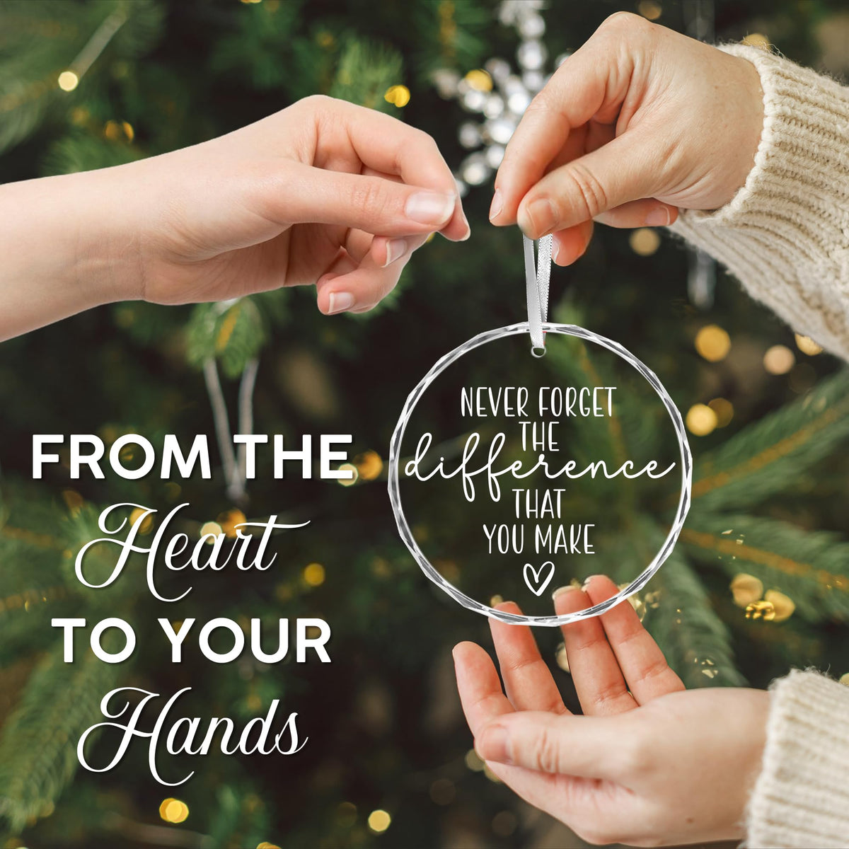 Thank You Gifts for Women Men - Never Forget The Difference That You Make for Coworkers, Retirement Farewell Going Away for Women Men