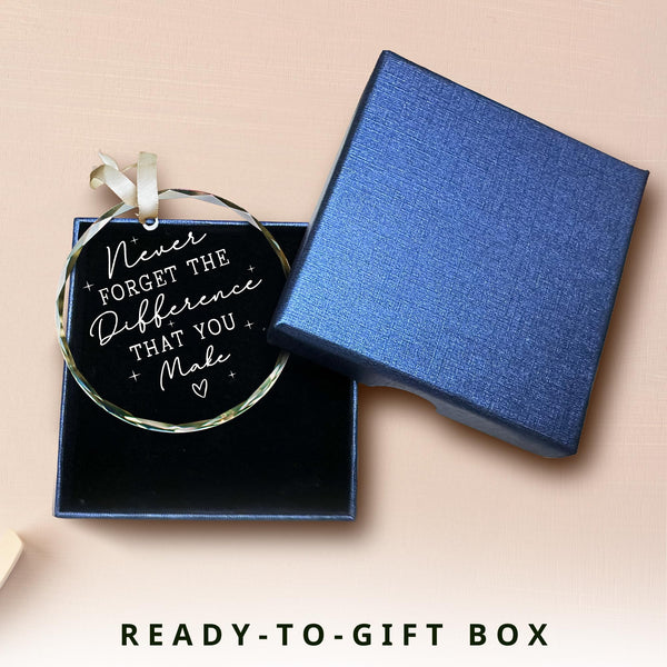 Thank You Gifts for Women, Employee, Boss, Coworkers, Manager, Teacher, Nurse, Friend - Never Forget The Difference You Make Gifts