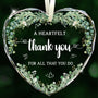 Thank You Gifts for Women, Thank You Glass Ornament Appreciation Gifts for Coworkers Teacher Best Friend