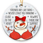Friendship Christmas Ornaments 2025, Funny Friends Gifts for Hanging Christmas Decorations