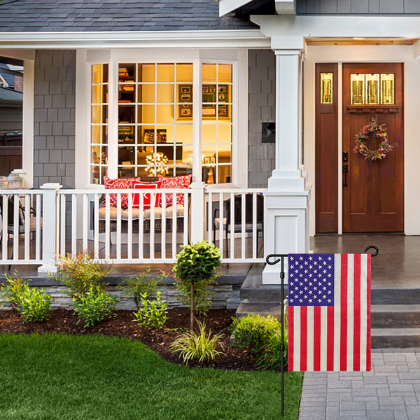 American Garden Flag Small American Flag 1 Sided 12×18 Inch Weatherproof Patriotic USA Garden Flags
