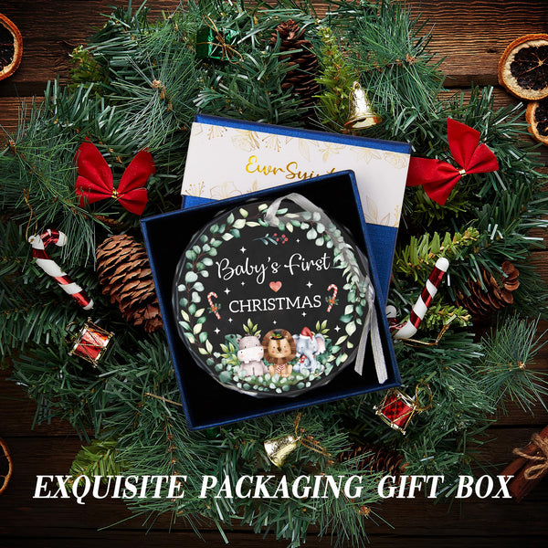 Babys First Christmas Ornaments 2025, Christmas Ornament Gift for New Mom and Dad