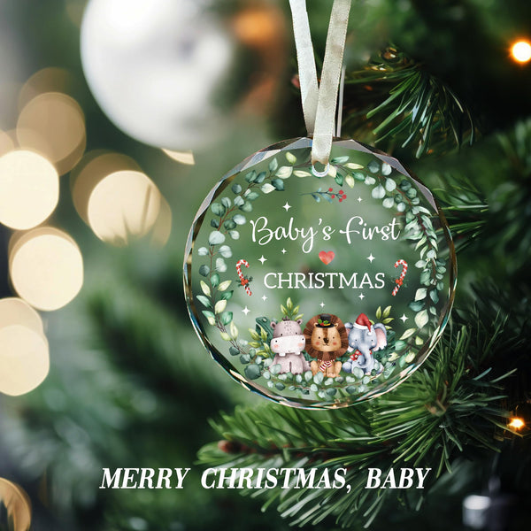Babys First Christmas Ornaments 2025, Christmas Ornament Gift for New Mom and Dad