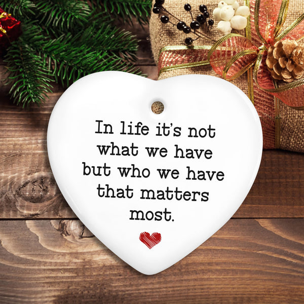 Christmas Inspirational Gifts for Women - Ceramic Christmas Ornaments 2025 - Employee Appreciation Thank You Gifts