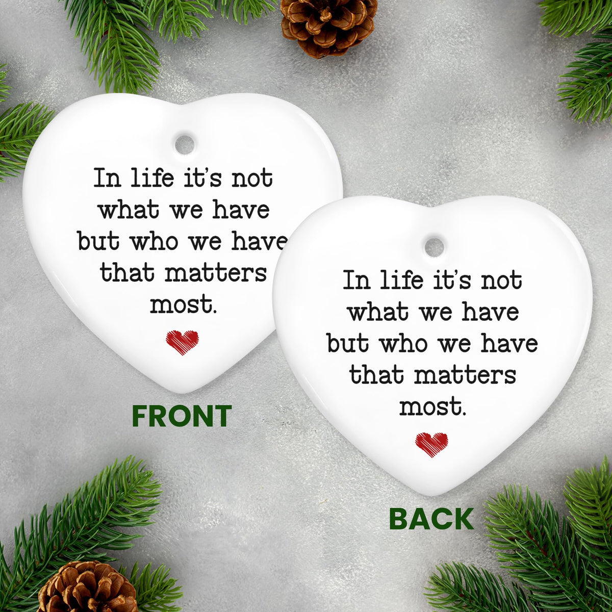 Christmas Inspirational Gifts for Women - Ceramic Christmas Ornaments 2025 - Employee Appreciation Thank You Gifts