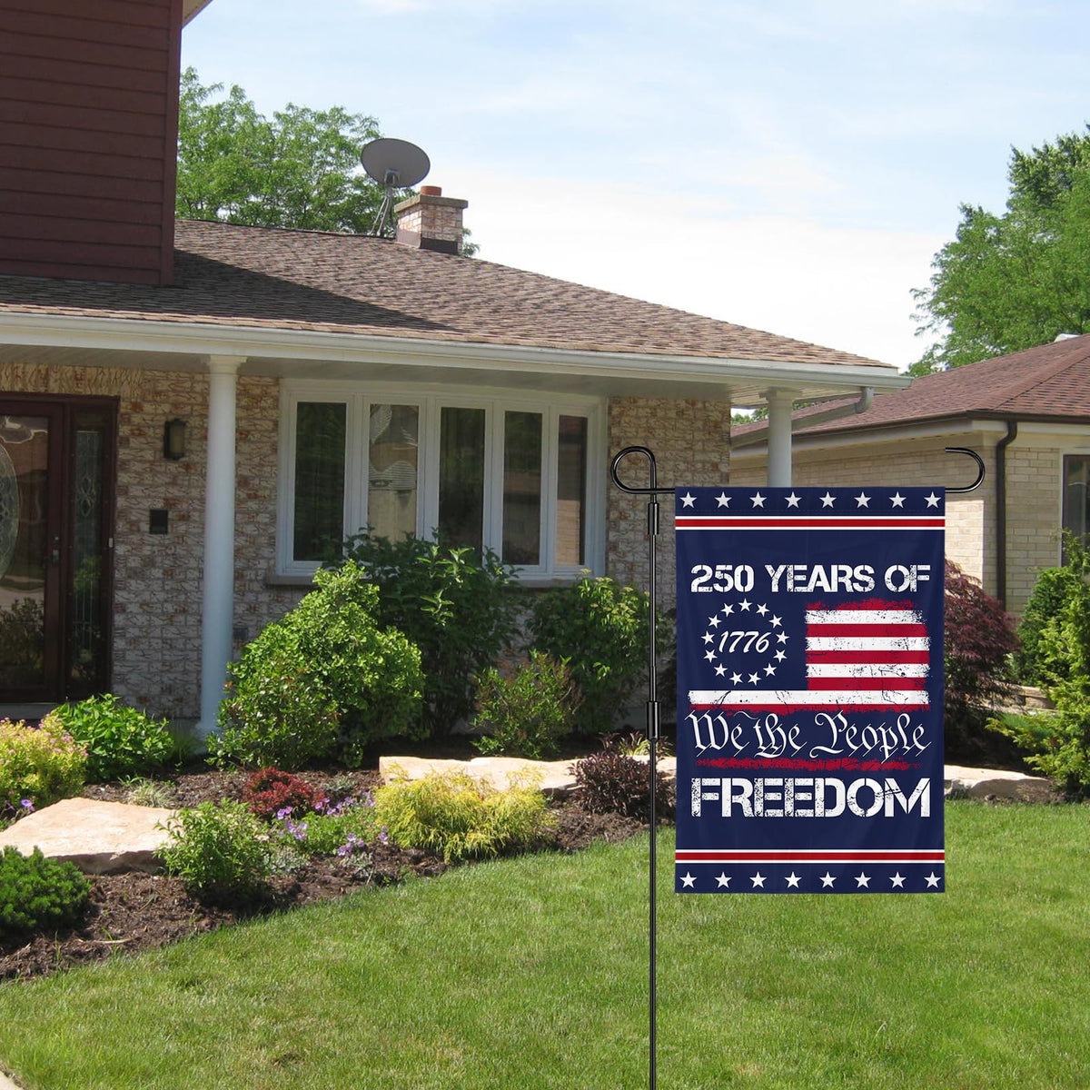 We The People 1776-2026 Flag Memorial Day Patriotic 250th Birthday 250 Years United States