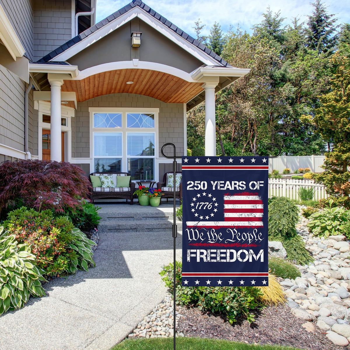 We The People 1776-2026 Flag Memorial Day Patriotic 250th Birthday 250 Years United States