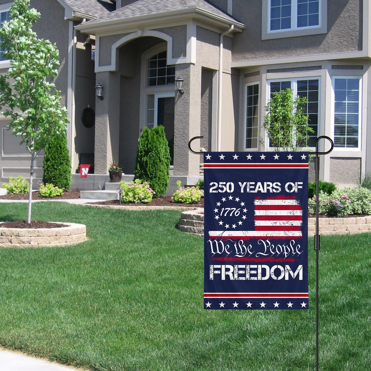 We The People 1776-2026 Flag Memorial Day Patriotic 250th Birthday 250 Years United States