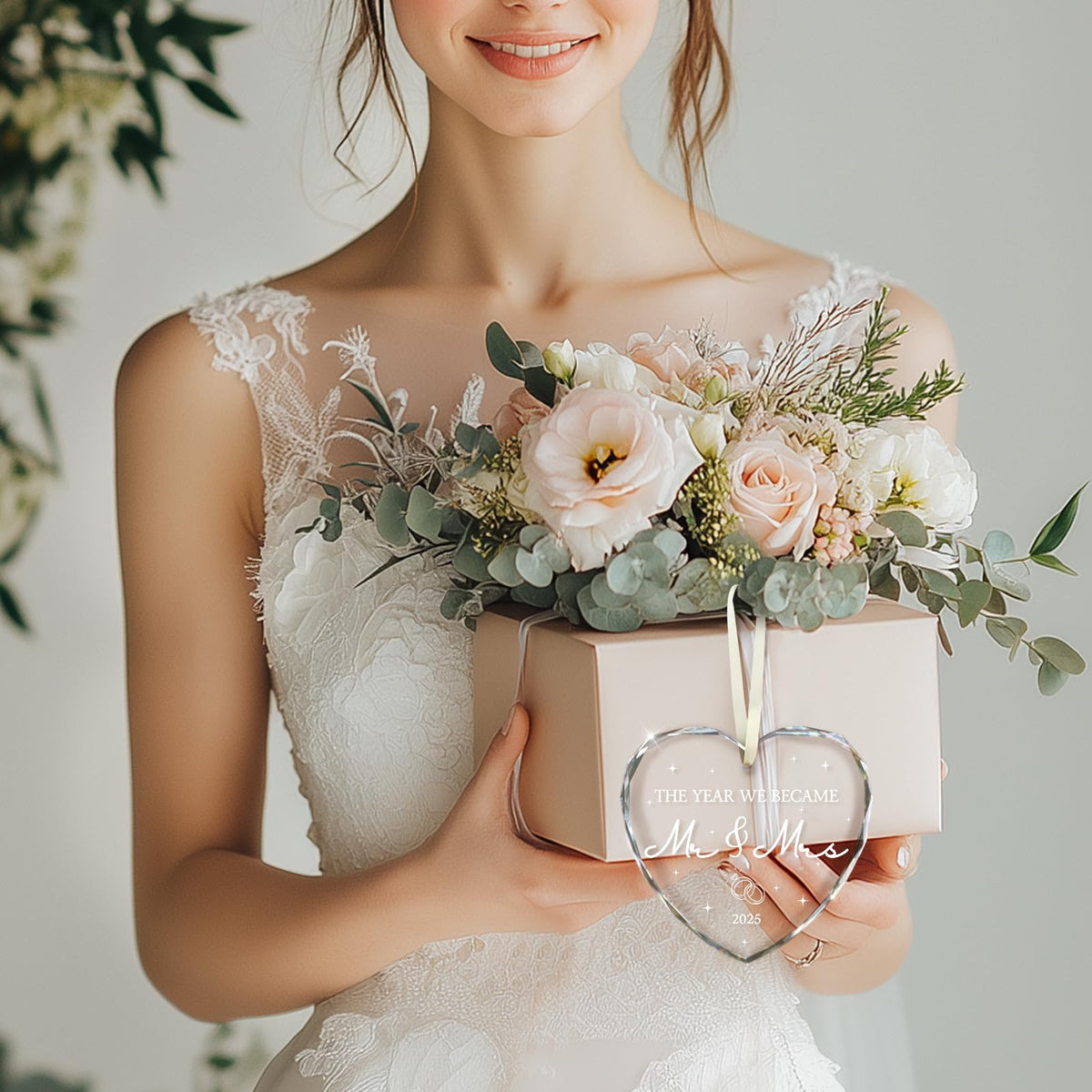 Wedding Gifts for Couples 2025, Bridal Shower Gifts for Bride, Mr and Mrs Gift, Wedding Gift for Newlyweds, Just Married Decorations