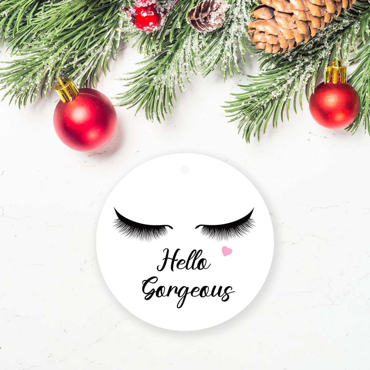 Lashes Ornaments Christmas Ornament Xmas Tree Hanging Decor Keepsake Collectible Gift