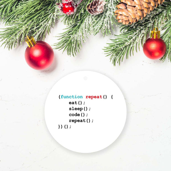 Code Ornaments Christmas Ornament Computer Programmer Xmas Tree Hanging Decor