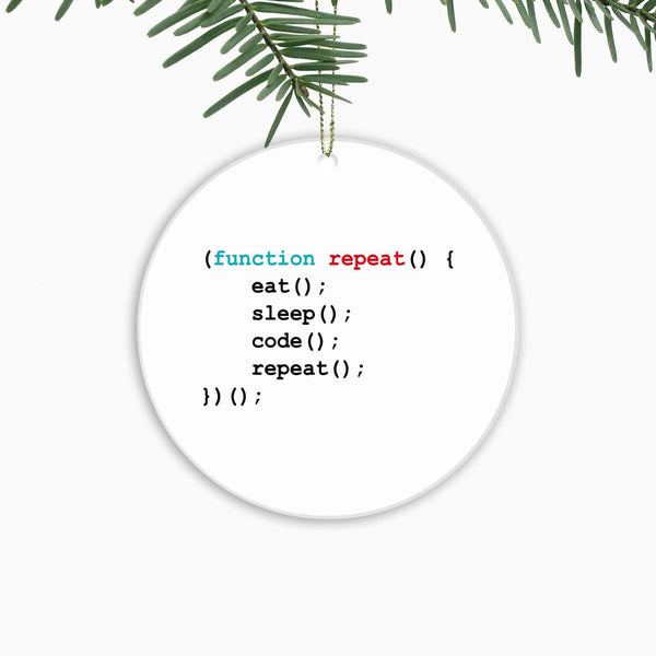 Code Ornaments Christmas Ornament Computer Programmer Xmas Tree Hanging Decor