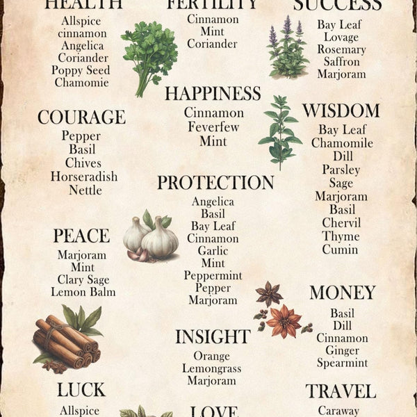 Kitchen Witchery Poster Kitchen Wall Decor Retro Metal Tin Sign Vegetable Poster Mystical Wall Art