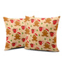 Christmas Gingerbread Man Decorative Throw Pillow Covers 18x18 Set of 2 Cute Candy Cane Hot Cocoa Xmas Tree Print