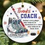 Hockey Coach Ornament 2025 - Coaches Christmas Ornaments for Men and Women - Ice Hockey Coach Gifts