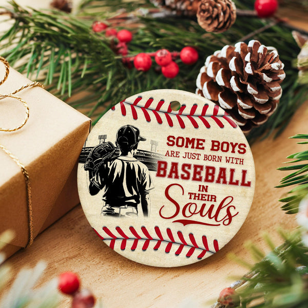 Baseball Christmas Ornaments 2025 - Cool Baseball Gifts for Boys, Kids - Sports Christmas Ornaments