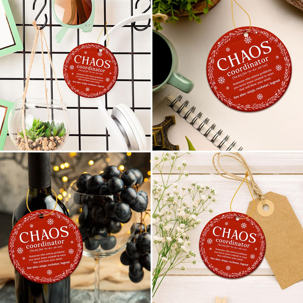 Chaos Coordinator Ornament - Chaos Coordinator Gifts for Women - Funny Christmas Ornaments