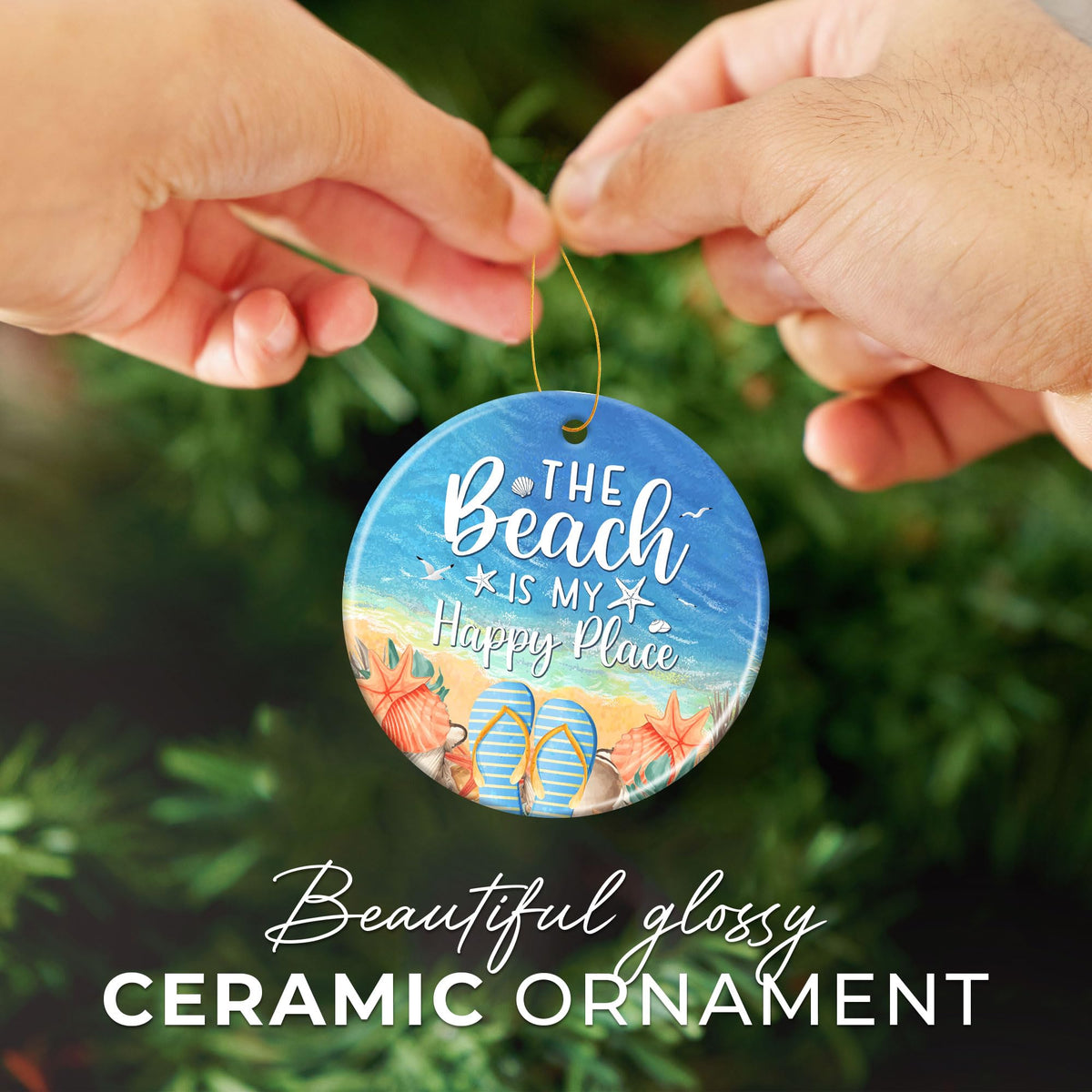 Beach Themed Gift - Beach Gifts for Women - Beachy Ornaments - Decoration Gifts for Women, Men, Family, Friends