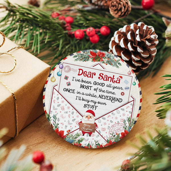 Funny Christmas Ornaments 2025 - Funny Ornaments for Adults - Hilarious Gag Gifts Christmas for Men Women Coworkers