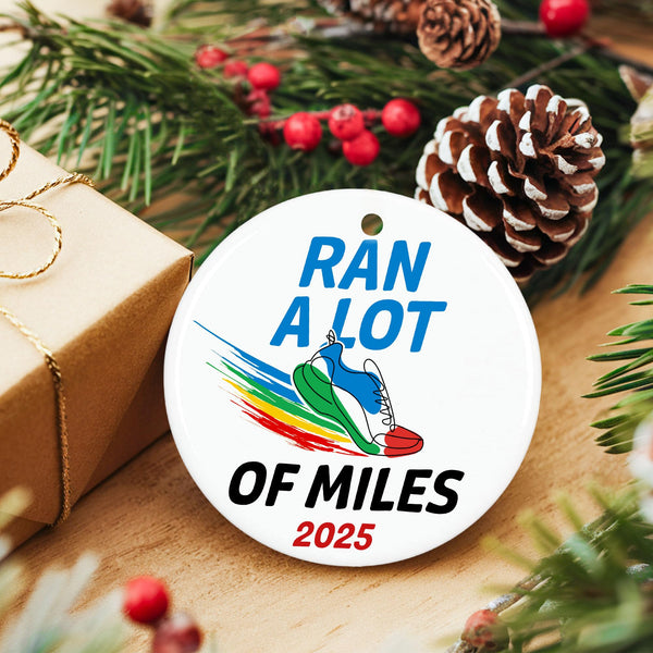 Christmas Running Gifts for Women, Men - Running Ornament for Christmas Tree, Cross Country Gifts for Runners Women