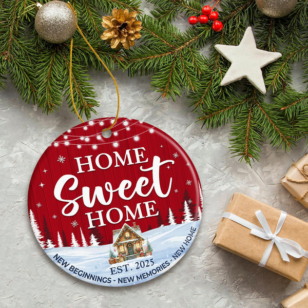 New Home Ornament 2025, First House Ornament - New Home Gift Ideas - Best Housewarming Gifts 2025